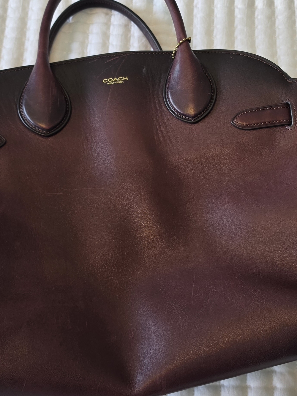 Coach Empire Carryall 40 Merlot - Picture 13 of 14